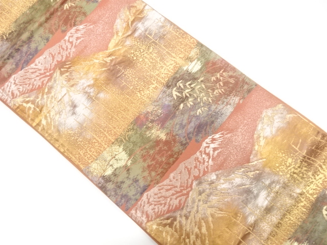 JAPANESE FUKURO OBI / WOVEN MOUNTAINS
